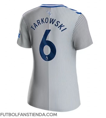 Everton James Tarkowski #6 Tercera Equipación Mujer 2023-24 Manga Corta
